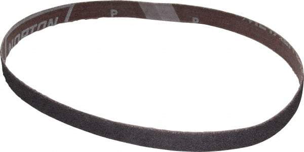 Norton - 1/2" Wide x 18" OAL, 40 Grit, Aluminum Oxide Abrasive Belt - Aluminum Oxide, Coarse, Coated, X Weighted Cloth Backing, Series R283 - All Tool & Supply