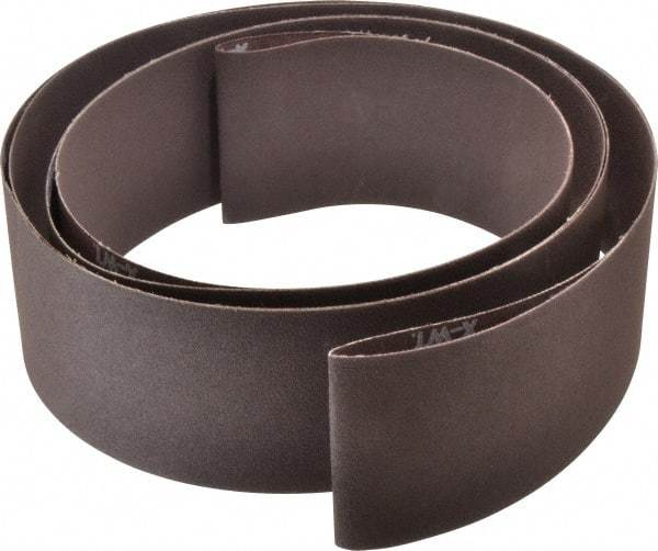 Norton - 3" Wide x 132" OAL, 120 Grit, Aluminum Oxide Abrasive Belt - Aluminum Oxide, Fine, Coated, X Weighted Cloth Backing, Series R228 - All Tool & Supply