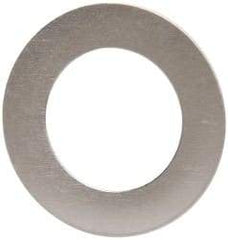 Made in USA - 0.005" Thick, 3/8" Inside x 5/8" OD, Round Shim - 5/16" Screw, Uncoated 316 Stainless Steel - All Tool & Supply