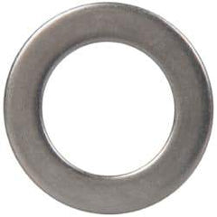 Made in USA - 0.06" Thick, 5/8" Inside x 1" OD, Round Shim - 9/16" Screw, Uncoated 316 Stainless Steel - All Tool & Supply