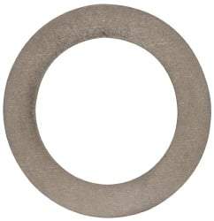 Made in USA - 0.016" Thick, 1" Inside x 1-1/2" OD, Round Shim - 7/8" Screw, Uncoated 316 Stainless Steel - All Tool & Supply