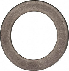 Made in USA - 0.06" Thick, 1" Inside x 1-1/2" OD, Round Shim - 7/8" Screw, Uncoated 316 Stainless Steel - All Tool & Supply