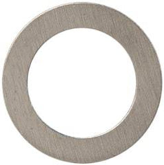 Made in USA - 0.005" Thick, 1/4" Inside x 3/8" OD, Shortening Shim - #12 Screw, Uncoated 300 Stainless Steel - All Tool & Supply