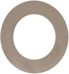 Made in USA - 0.1mm Thick, 10mm Inside x 16mm OD, Round Shim - 3/8" Screw, Uncoated 302/304 Stainless Steel - All Tool & Supply