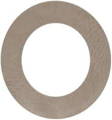 Made in USA - 0.1mm Thick, 10mm Inside x 16mm OD, Round Shim - 3/8" Screw, Uncoated 302/304 Stainless Steel - All Tool & Supply