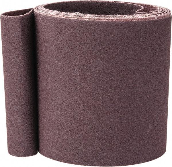 Norton - 4" Wide x 132" OAL, 120 Grit, Aluminum Oxide Abrasive Belt - Aluminum Oxide, Fine, Coated, X Weighted Cloth Backing, Series R228 - All Tool & Supply