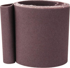 Norton - 4" Wide x 132" OAL, 120 Grit, Aluminum Oxide Abrasive Belt - Aluminum Oxide, Fine, Coated, X Weighted Cloth Backing, Series R228 - All Tool & Supply