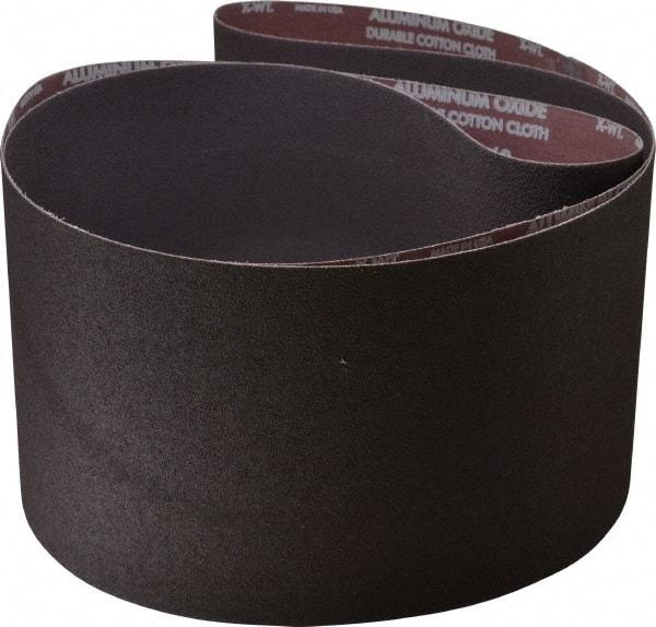 Norton - 8" Wide x 107" OAL, 60 Grit, Aluminum Oxide Abrasive Belt - Aluminum Oxide, Medium, Coated, X Weighted Cloth Backing, Series R228 - All Tool & Supply