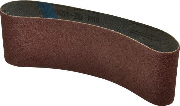 Tru-Maxx - 3" Wide x 21" OAL, 50 Grit, Aluminum Oxide Abrasive Belt - Aluminum Oxide, Coarse, Coated - All Tool & Supply