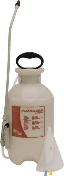 Chapin - 2 Gal Chemical Safe Garden Hand Sprayer - Use with Cleaners, Polyethylene Tank, Funnel Mouth, Reinforced Hose, For Deck & Yard Applications - All Tool & Supply