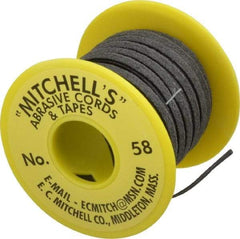 Made in USA - 3/16" Wide, 150 Grit Aluminum Oxide Abrasive Tape - 10' Long, Very Fine Grade - All Tool & Supply