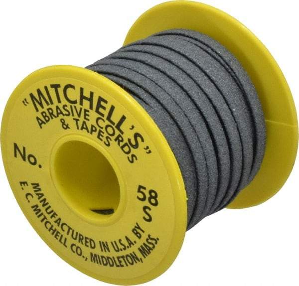 Made in USA - 3/16" Wide, 150 Grit Silicon Carbide Abrasive Tape - 50' Long, Very Fine Grade - All Tool & Supply