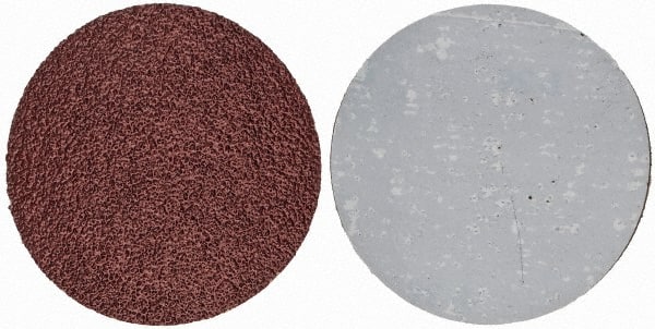 Made in USA - 4" Diam, 36 Grit Aluminum Oxide Adhesive PSA Disc - All Tool & Supply