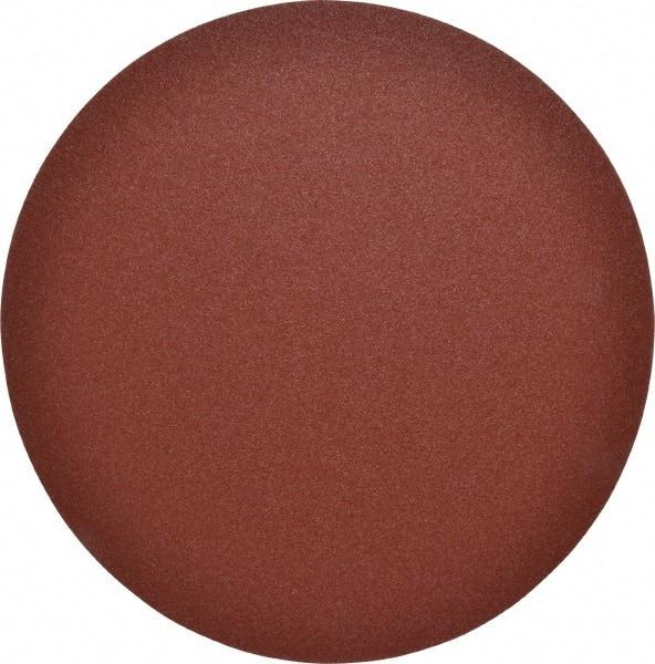 Made in USA - 12" Diam, 80 Grit Aluminum Oxide Adhesive PSA Disc - Medium Grade, X Weighted Cloth Backing, For Low Speed Dual-Action Sanders, Random Orbital Sanders - All Tool & Supply