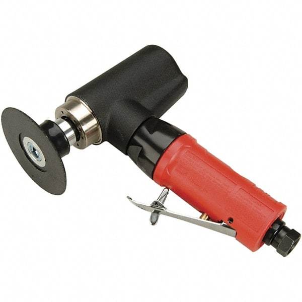 Autobrade Red - 3" Max Disc, 20,000 RPM, Pneumatic Handheld Disc Sander - 22 CFM, 1/4 NPT Inlet, 0.5 hp, 90 psi - All Tool & Supply