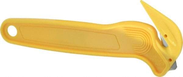 PHC - Fixed Film Cutter - Yellow Plastic Handle, 1 Blade Included - All Tool & Supply