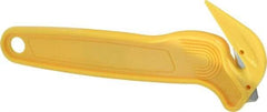 PHC - Fixed Film Cutter - Yellow Plastic Handle, 1 Blade Included - All Tool & Supply