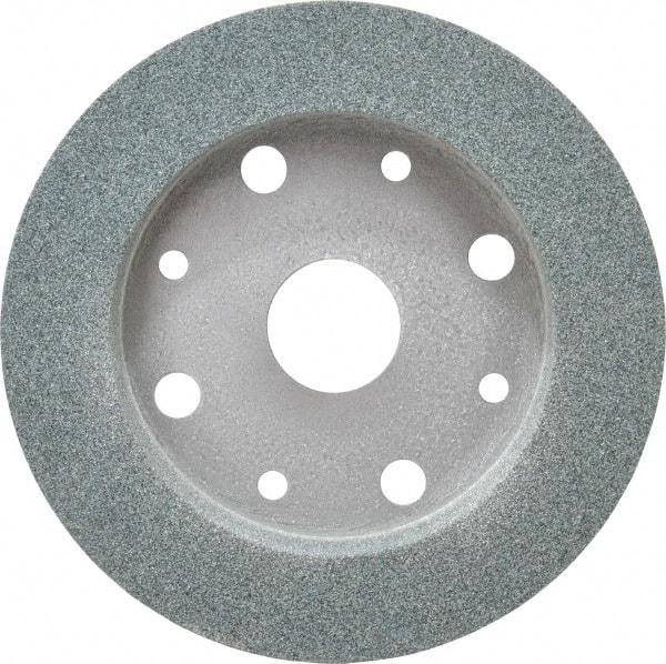 Norton - 6" Diam, 4" Hole Size, 1" Overall Thickness, 60 Grit, Type 2 Tool & Cutter Grinding Wheel - Medium Grade, Silicon Carbide, I Hardness, Vitrified Bond, 3,600 RPM - All Tool & Supply