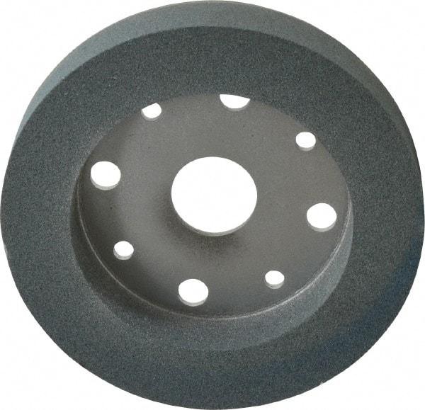 Norton - 6" Diam, 4" Hole Size, 1" Overall Thickness, 100 Grit, Type 2 Tool & Cutter Grinding Wheel - Fine Grade, Silicon Carbide, I Hardness, Vitrified Bond, 3,600 RPM - All Tool & Supply