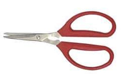 Clauss - 1-1/2" LOC, 6-1/4" OAL Stainless Steel Standard Shears - Ambidextrous, Plastic Straight Handle, For General Purpose Use - All Tool & Supply