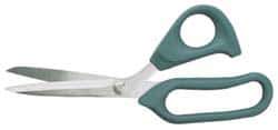 Clauss - 3-1/2" LOC, 9" OAL Stainless Steel Standard Shears - Ambidextrous, Offset Handle, For General Purpose Use - All Tool & Supply