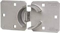 American Lock - 8-1/2" Long x 4-1/2" Wide, Door Hasp - Hardened Steel - All Tool & Supply