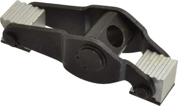 Gibraltar - 1/2" Stud, 2.13" Max Clamping Height, Steel, Adjustable & Self-Positioning Strap Clamp - 4.55" Long, 1-1/2" Wide, 1-1/2" High, 2.36" Heel to Stud Center - All Tool & Supply