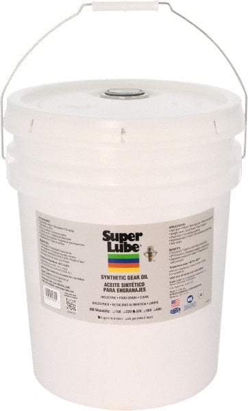 Synco Chemical - 5 Gal Pail, Synthetic Gear Oil - -45°F to 450°F, ISO 320 - All Tool & Supply