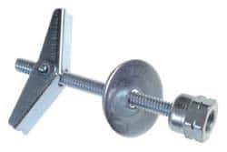 ITW Buildex - 3/8" Zinc-Plated Stainless Steel Vertical (End Drilled) Mount Threaded Rod Anchor - 5/8" Diam x 3" Long, 440 Lb Ultimate Pullout, For Use with Drywall - All Tool & Supply