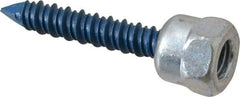 Buildex - 3/8" Zinc-Plated Steel Vertical (End Drilled) Mount Threaded Rod Anchor - 5/8" Diam x 1-1/2" Long, 2,810 Lb Ultimate Pullout, For Use with Concrete/Masonry - All Tool & Supply