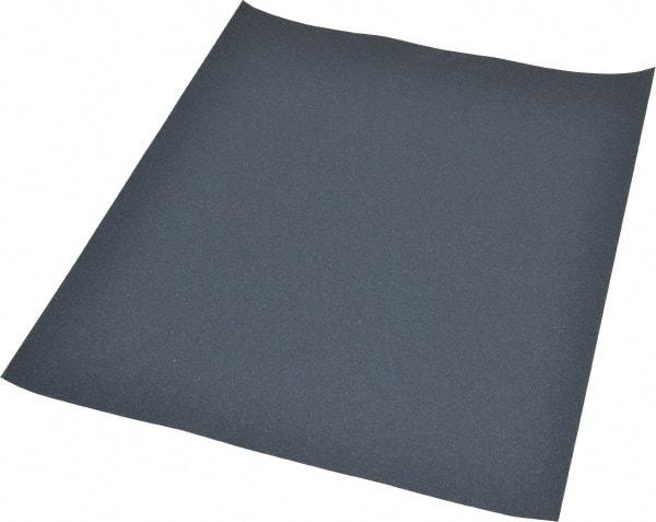 Value Collection - 320 Grit, Silicon Carbide Sanding Sheet - 11" Long x 9" Wide, Extra Fine Grade, A Weighted Paper Backing - All Tool & Supply