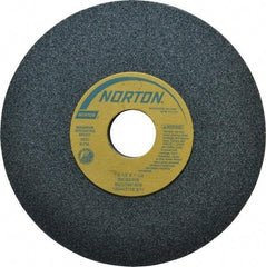 Norton - 7" Diam x 1-1/4" Hole x 1/2" Thick, I Hardness, 60 Grit Surface Grinding Wheel - Silicon Carbide, Type 1, Medium Grade, 3,600 Max RPM, Vitrified Bond, No Recess - All Tool & Supply