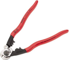 Knipex - 7-1/2" OAL, 1/4" Capacity, Cable Cutter - Ergo Dual Component Handle - All Tool & Supply