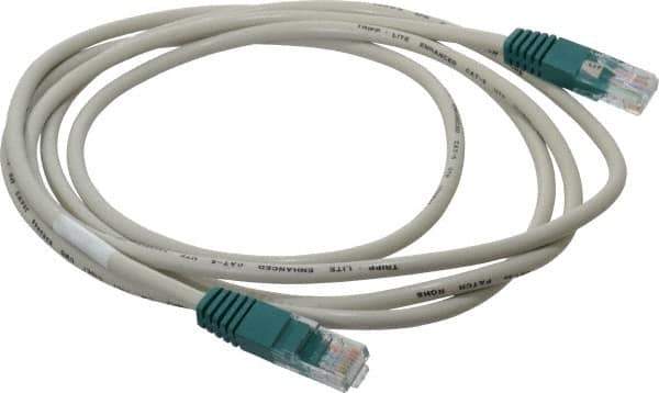 Tripp-Lite - 7' Long, RJ45/RJ45 Computer Cable - Gray, Male x Male - All Tool & Supply