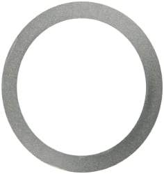 Made in USA - 0.1mm Thick, 40mm Inside x 50mm OD, Round Shim - Uncoated 302/304 Stainless Steel - All Tool & Supply