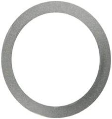 Made in USA - 0.1mm Thick, 40mm Inside x 50mm OD, Round Shim - Uncoated 302/304 Stainless Steel - All Tool & Supply