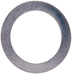 Made in USA - 0.2mm Thick, 16mm Inside x 22mm OD, Round Shim - 9/16" Screw, Uncoated 302/304 Stainless Steel - All Tool & Supply