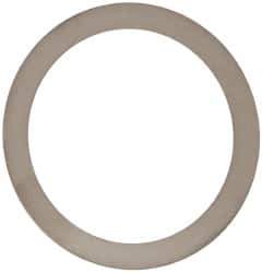 Made in USA - 0.3mm Thick, 40mm Inside x 50mm OD, Round Shim - Uncoated 302/304 Stainless Steel - All Tool & Supply