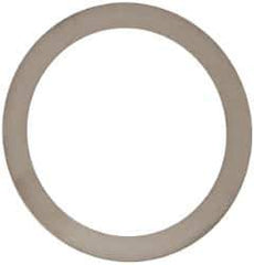 Made in USA - 0.3mm Thick, 40mm Inside x 50mm OD, Round Shim - Uncoated 302/304 Stainless Steel - All Tool & Supply