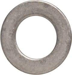 Made in USA - 0.51mm Thick, 8mm Inside x 14mm OD, Round Shim - 1/4" Screw, Uncoated 302/304 Stainless Steel - All Tool & Supply