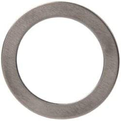 Made in USA - 0.51mm Thick, 16mm Inside x 22mm OD, Round Shim - 9/16" Screw, Uncoated 302/304 Stainless Steel - All Tool & Supply