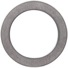 Made in USA - 0.51mm Thick, 20mm Inside x 28mm OD, Round Shim - 3/4" Screw, Uncoated 302/304 Stainless Steel - All Tool & Supply