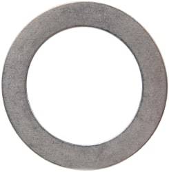 Made in USA - 0.51mm Thick, 25mm Inside x 36mm OD, Round Shim - 7/8" Screw, Uncoated 302/304 Stainless Steel - All Tool & Supply