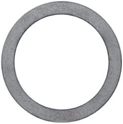 Made in USA - 0.51mm Thick, 35mm Inside x 45mm OD, Round Shim - Uncoated 302/304 Stainless Steel - All Tool & Supply