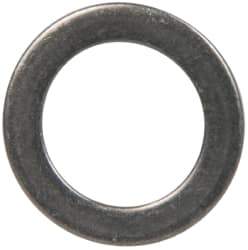 Made in USA - 1mm Thick, 12mm Inside x 18mm OD, Round Shim - 7/16" Screw, Uncoated 302/304 Stainless Steel - All Tool & Supply