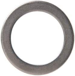 Made in USA - 1mm Thick, 20mm Inside x 28mm OD, Round Shim - 3/4" Screw, Uncoated 302/304 Stainless Steel - All Tool & Supply