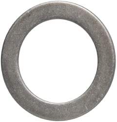 Made in USA - 1mm Thick, 25mm Inside x 36mm OD, Round Shim - 7/8" Screw, Uncoated 302/304 Stainless Steel - All Tool & Supply