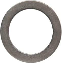 Made in USA - 0.039" Thick, 30mm Inside x 42mm OD, Round Shim - Uncoated 302/304 Stainless Steel - All Tool & Supply