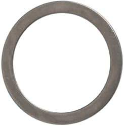 Made in USA - 0.039" Thick, 40mm Inside x 50mm OD, Round Shim - Uncoated 302/304 Stainless Steel - All Tool & Supply