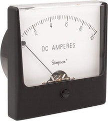 Simpson Electric - Analog, DC Ammeter, Panel Meter - 60 Hz, 0.005 Ohms at 60 Hz - All Tool & Supply